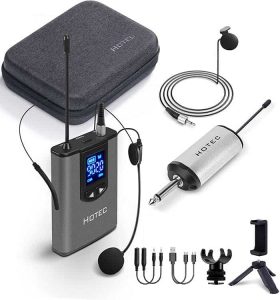 Hotec UHF Dual Wireless Microphone System