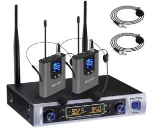 Hotec UHF Dual Wireless Microphone System- (H-K25)