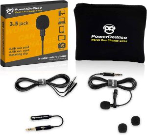 Professional Grade Lavalier Lapel Microphone Omnidirectional Mic 1