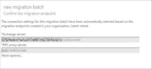 New Migration Endpoint