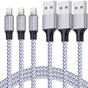 TAKAGI Nylon Braided USB Lightning cable 