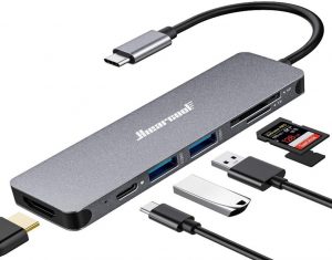 Hiearcool USB C Hub, 7-in-1 USB C to HDMI Multi-Port Adapter