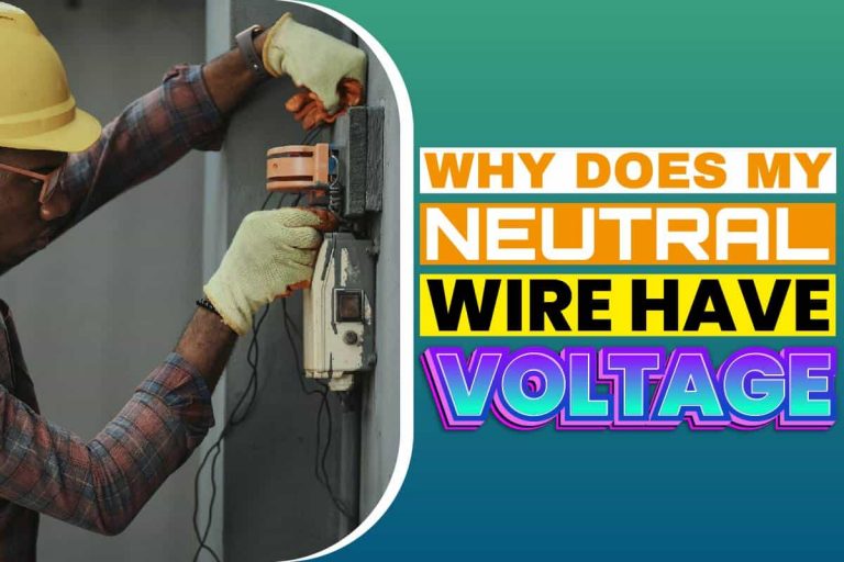 why does my neutral wire have voltage