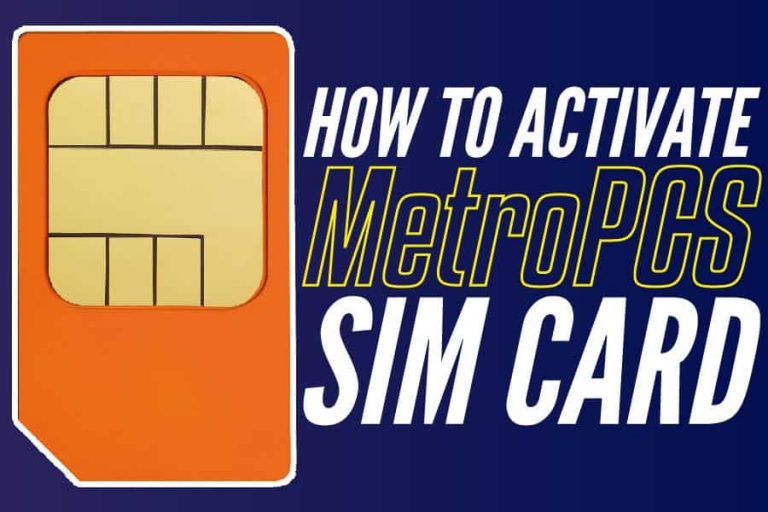 How To Activate Metropcs Sim Card The Simple Guide Is Touch ID